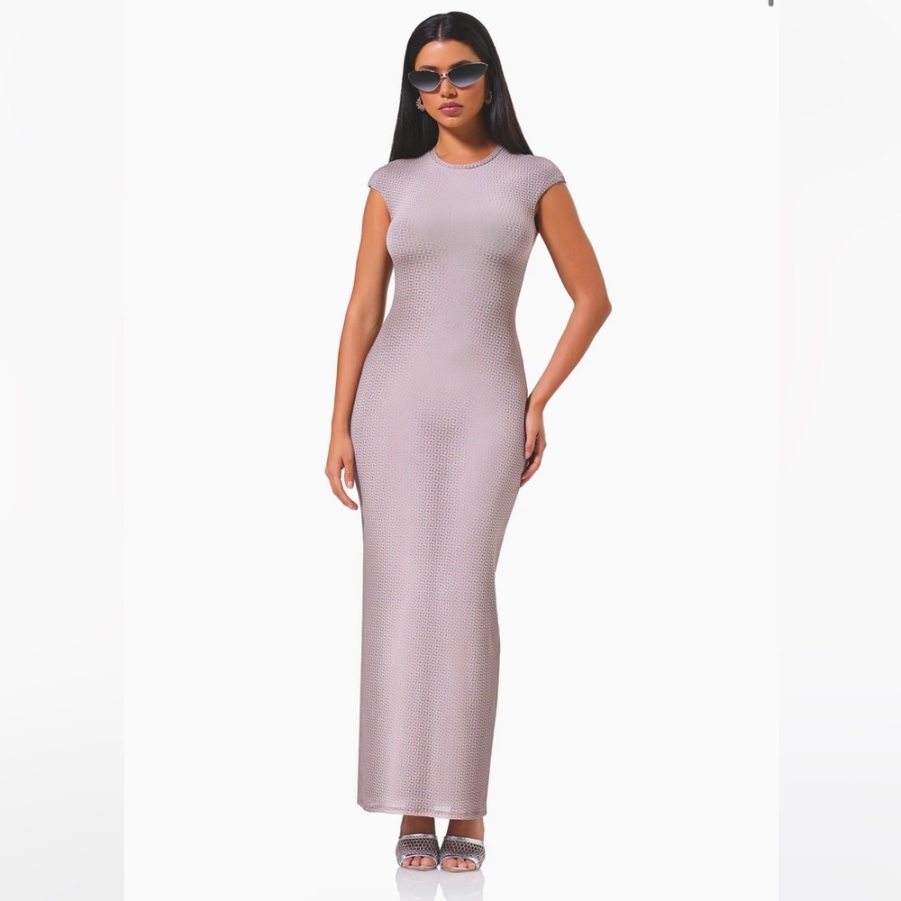 AFRM Cody Illusion Maxi Dress Large